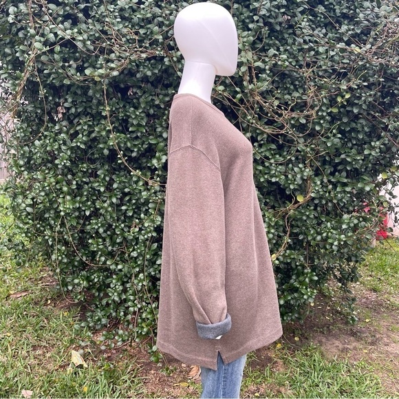 𝅺Eddie Bauer Cotton LongSleeve Crew Neck Sweater Size Large - Picture 2 of 13